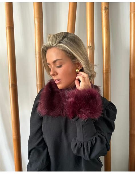 Pu Os De Pelo Sint Tico Rosa Nude Para Invitadas De Invierno Invitadisima