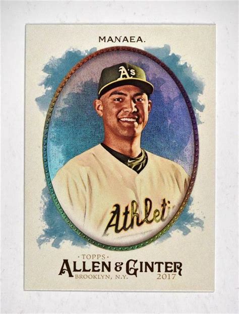 Topps Allen And Ginter Hot Box Foil Sean Manaea Nm Mt Ebay