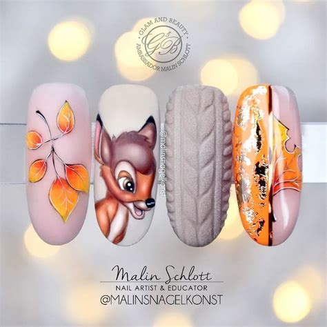 Malin Schlott Nail Artist Illustrator On Instagram Bambi