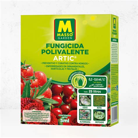 Fungicida Polivalente Artic Concentrado 5ml Ecológico Massó Fronda