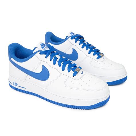 Nike Men Air Force 1 07 White Medium Blue