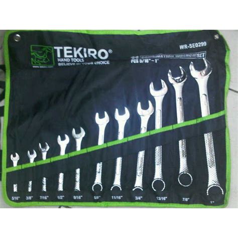 Jual Tekiro Kunci Ring Pas Inchi Combination Wrench Set Pcs