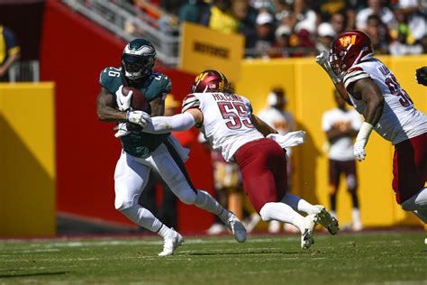 Miles Sanders Player Prop Bets For Eagles Vs Commanders Week 10