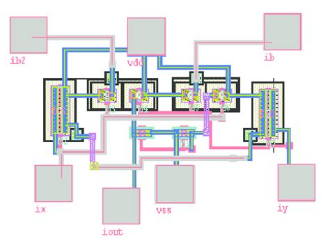 The layout for the proposed circuit. Figure 5. Simulated and calculated... | Download Scientific ...