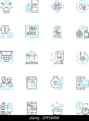 Cashflow Icon Set Cashback Icons Vector Illustration Isolated On