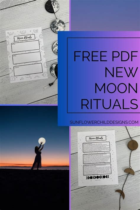 New Moon Rituals Free Printable — Sunflower Child Designs