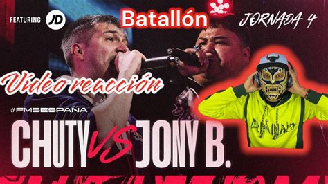 Chuty Vs Jony Beltr N Fms Espa A Jornada V Deo Reacci N Por Gato