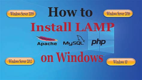 How To Install Apache PHP MySQL PhpMyAdmin On Windows 10 Windows