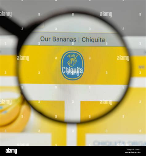 Milan Italy August 10 2017 Chiquita Logo On The Website Homepage