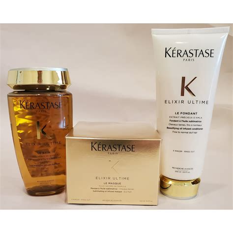 Kerastase Elixir Ultime Le Bain Shampoo 8 5 Oz Le Fondant Conditioner