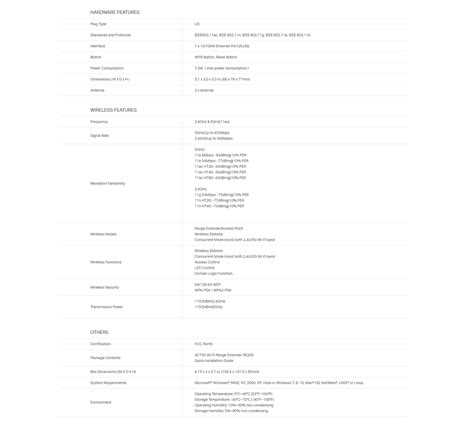 TP-Link RE205 AC750 Wi-Fi Range Extender