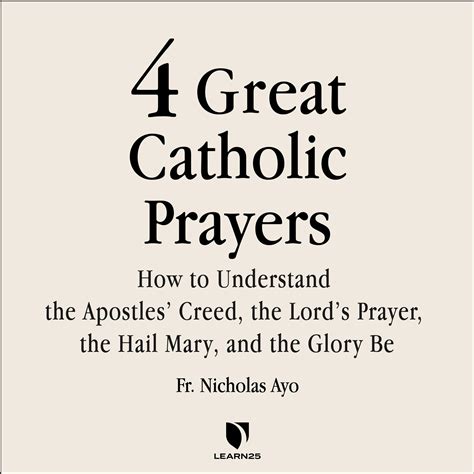 Buy The Four Great Prayers Exploring The Apostles Creed Lord S