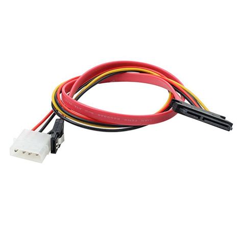 Кабель SATA 22pin - SATA 7pin + 4 pin питание (molex) 100 см - купить с ...