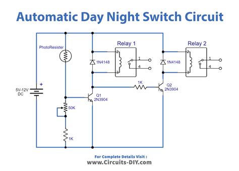 Ldr Day Night Switch Circuit Diagram