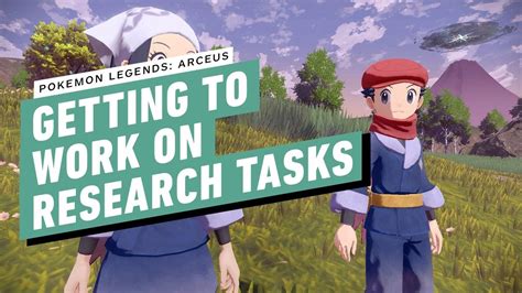 Pokemon Legends Arceus Walkthrough Getting To Work On Research Tasks