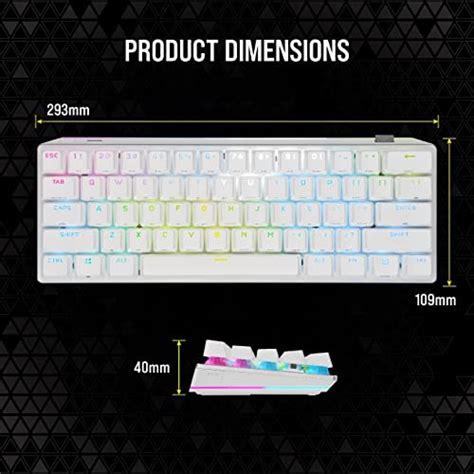 Corsair K70 PRO Mini Wireless RGB White Keyboard - Specs, Compare Prices | Pangoly