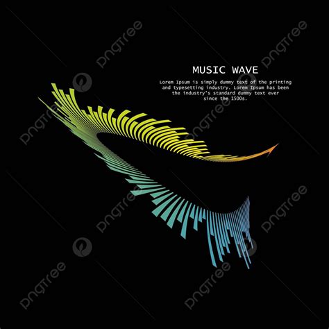 Music Wave Player Logo Colorful Equalizer Element Audio Illustration