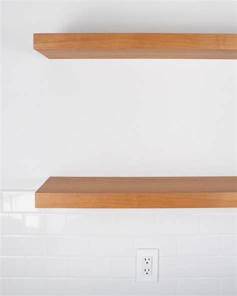 Cherry Floating Shelves Quick Ship