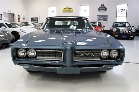 1968 Pontiac Gto Convertible 37042 Miles Blue 400 4brl Automatic