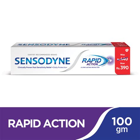 Sensodyne Rapid Action 100gm Rs 50 Off Darazpk