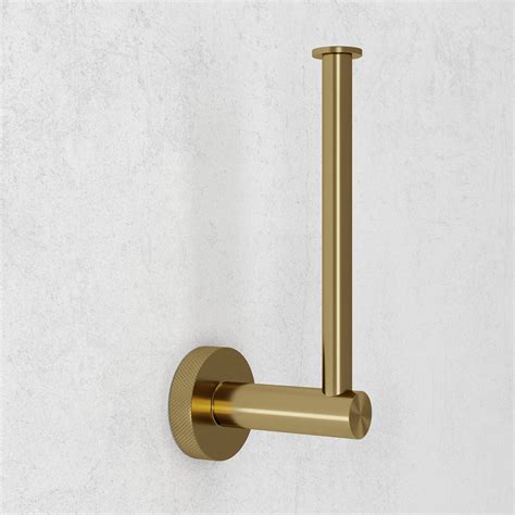 Urban Brushed Gold Toilet Roll Holder Lusso