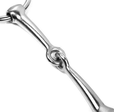 Рот свободный 3 дюймов кольцо французский ссылка Snaffle лошадь бит ...