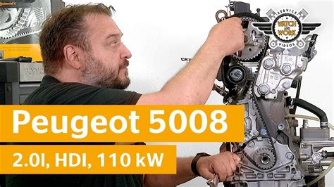 Watch and Work video Byte av kamrem på Peugeot 5008 2 0 l HDI 110 kW