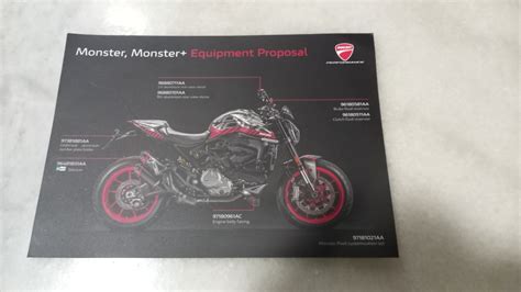 Ducati Monster 2021 Brochure Everything Else Others On Carousell