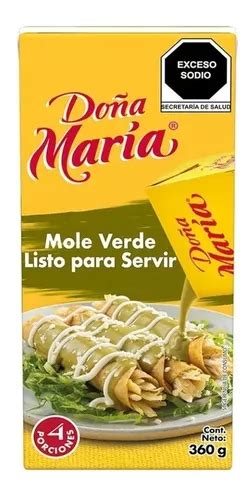 Mole Doña María Líquido Verde 360 Gr Mercadolibre