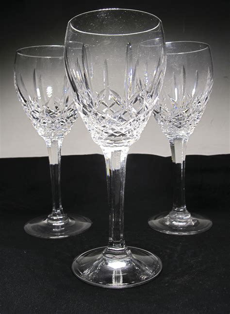 3 Vintage Waterford Crystal Marquis Laurent Pattern Stemware Wine Glasses #1 yqz | eBay