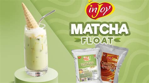 How To Make Matcha Milk Tea Float Injoy Philippines Official Youtube