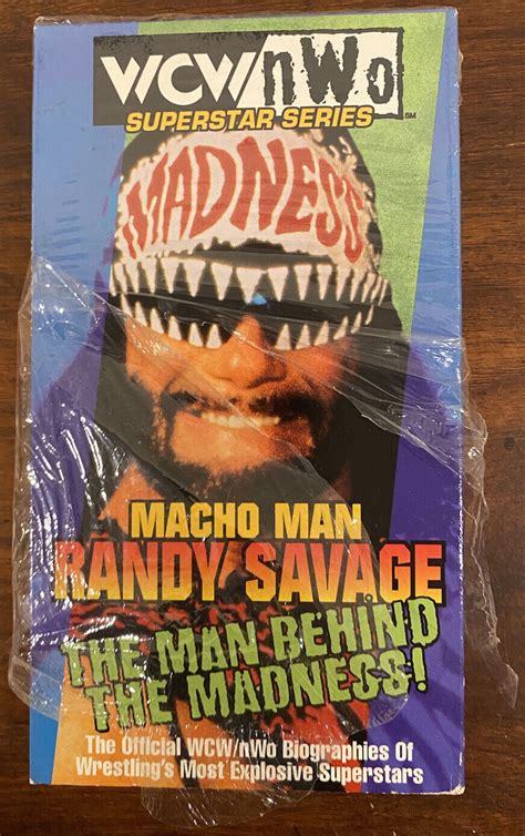 Wcw Nwo Superstar Series Macho Man Randy Savage Vhs Biography Warner