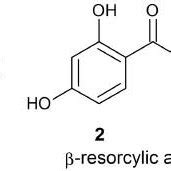 Reaction scheme for the synthesis of β resorcylic acid Download