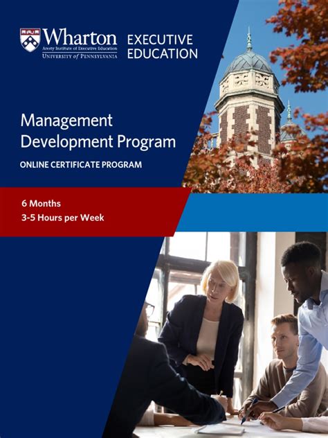 Brochure Wharton Management Development 19 05 22 V42 Pdf Wharton