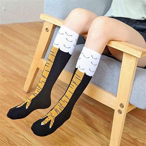 Гольфы с изображением куриных лапок Chicken Leg Socks купить и цена ...