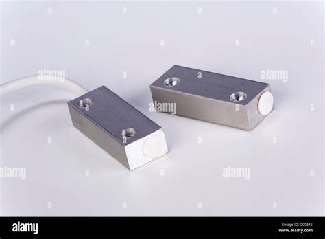 magnetic reed switch sensor and magnet Stock Photo - Alamy