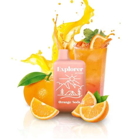 Explorer 5000 Orange Soda (Апельсиновая газировка) | Одноразка
