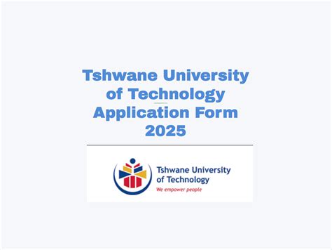 Tshwane University Of Technology Application Form Tut Online