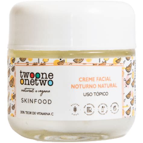 Creme Facial Natural Noturno Vitamina C Twoone Onetwo