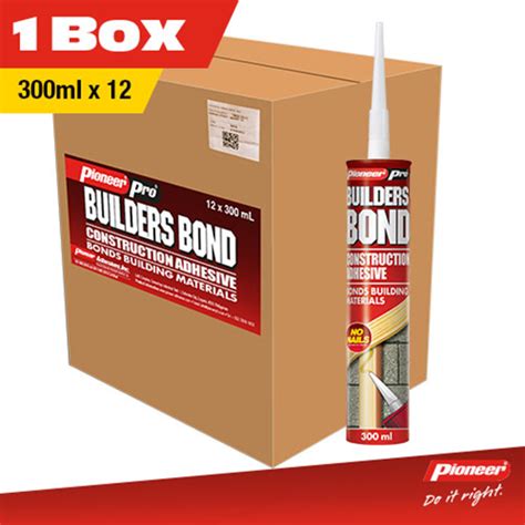 Pioneer Pro Builders Bond No Nails Construction Adhesive Ml