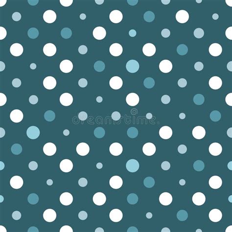 Blue With White Polka Dots Stock Vector Illustration Of Blue 4317945