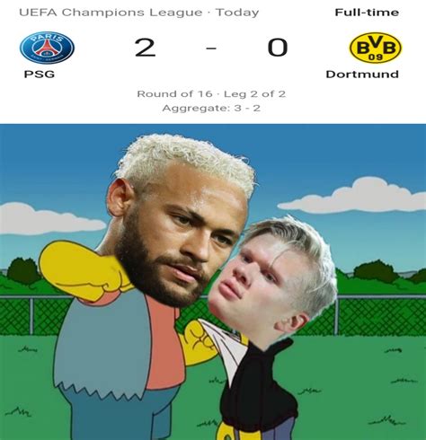 Memes Psg Vs Borussia Dortmund Blageusdown