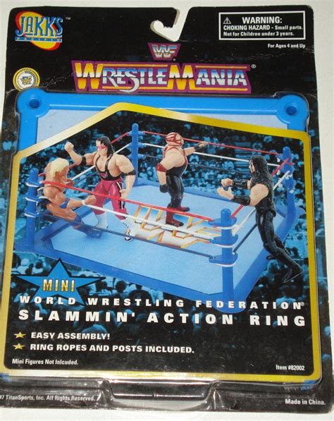 ョンは Wwf Wrestlemania Action Ring And Figures ・パーツの