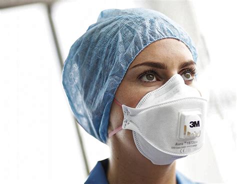 Медицинский респиратор 3М™ Aura™ 1873V+ / FFP3 с клапаном выдоха ...