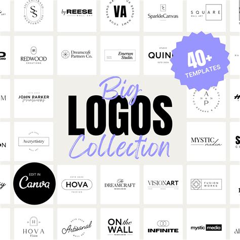 Logo Design for Small Business, Etsy Logo Bundle, Vtuber Logo Template ...