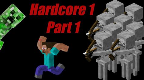 Minecraft Hardcore By A Noob Pt Youtube