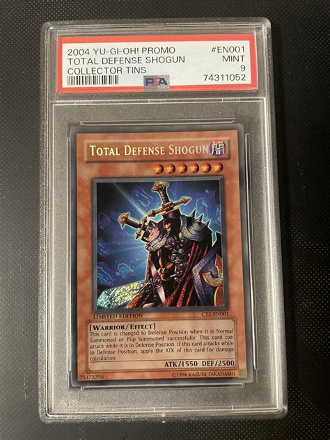 Psa Yu Gi Oh Tcg Total Defense Shogun Ct En Ebay