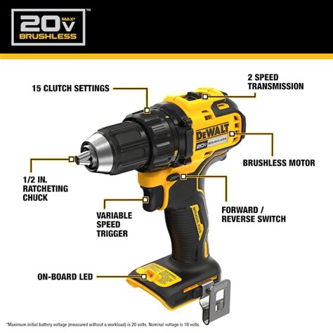 Dewalt 20v Max 4 Tool Brushless Power Tool Combo Kit With Soft Case 2