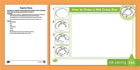 How To Draw A Hot Cross Bun Teacher Made Twinkl