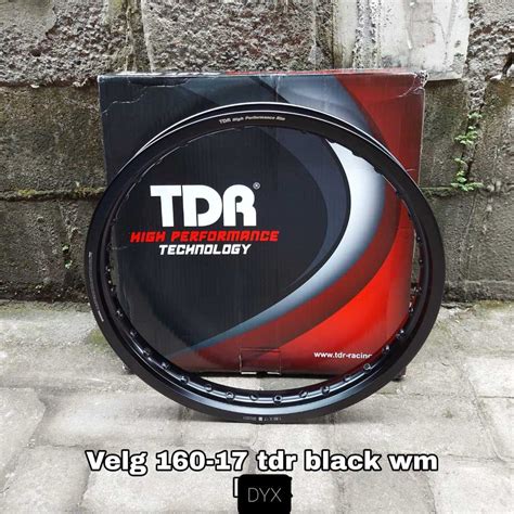 Jual Velg Lingkaran Jari Jari Tdr Ring Silver Black